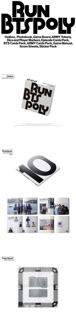 BTS - RUN BTS POLY HIGHLIGHT PACKAGE