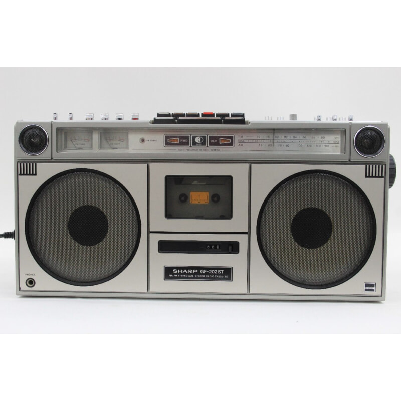 買取実績 |SHARP シャープ GF-202ST AM/FMラジオ付き ステレオテープ