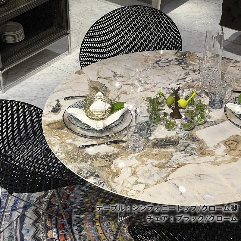 特別価格】グロッシーテーブルセット トップ グリーン/フレーム