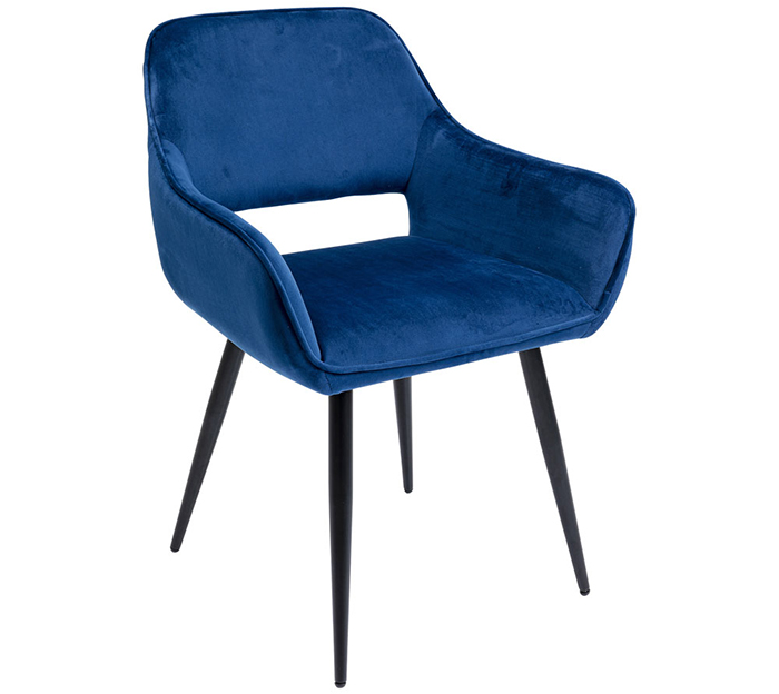 サンフランシスコ ブルー アームチェア - ダイニングチェアの通販