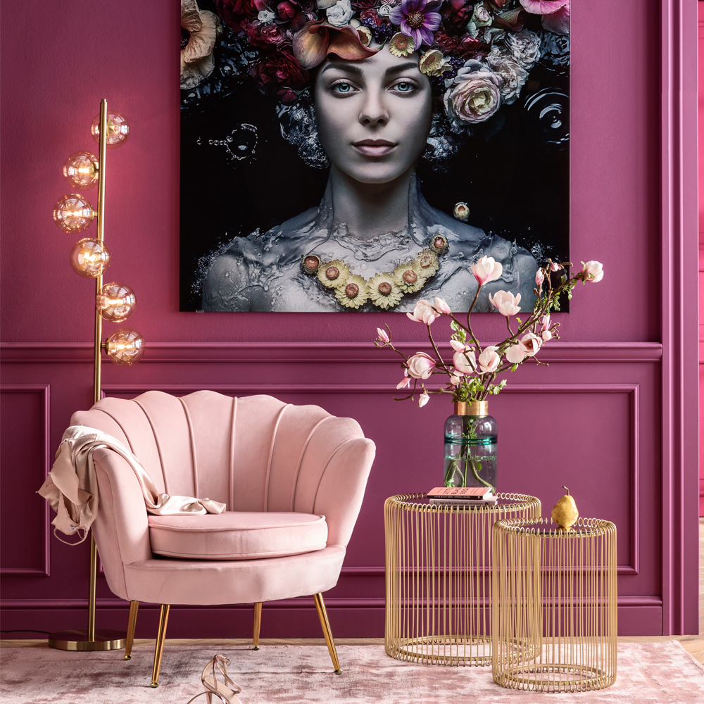 ウォーターリリー ローズ アームチェア - 1人掛けソファー