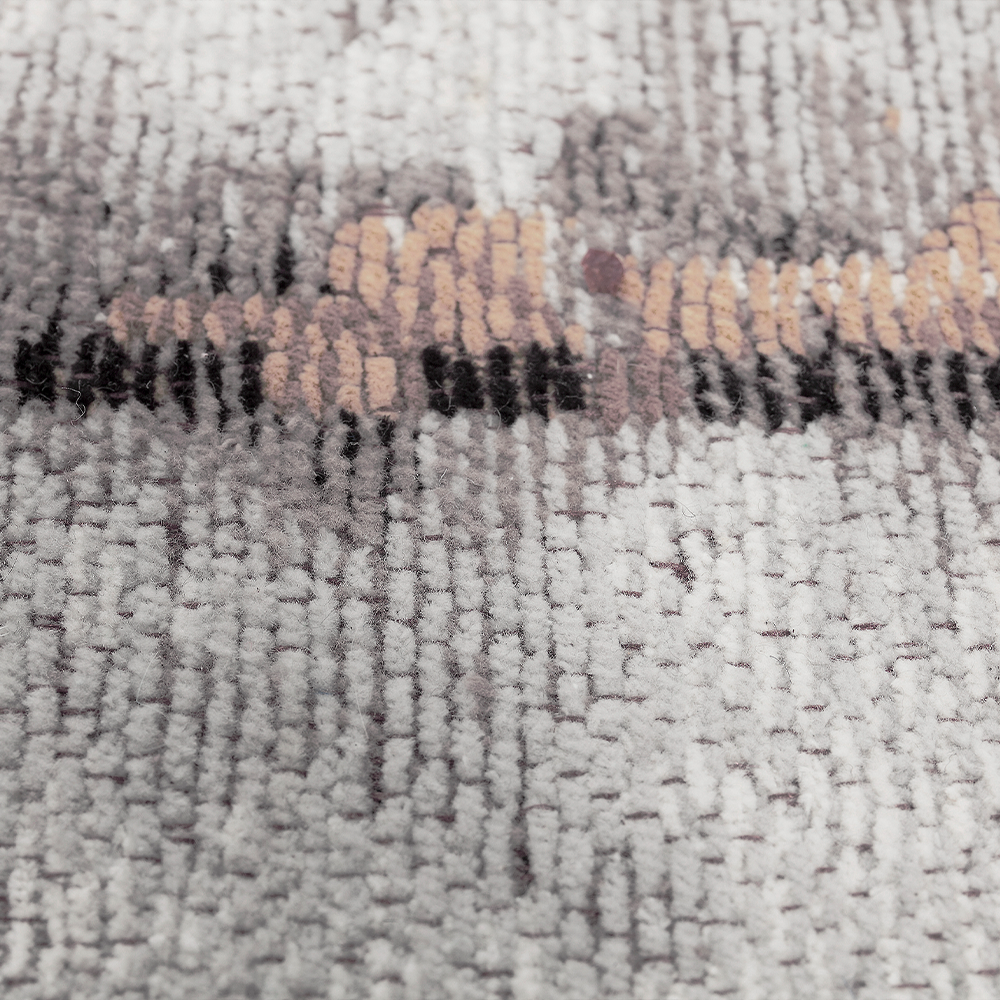 アブストラクトグレーライン 170x240cm カーペット - カーペット・ラグ