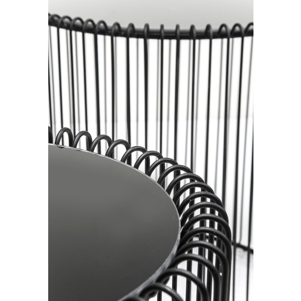 ワイヤーブラック(2/Set) サイドテーブル - サイドテーブルの通販