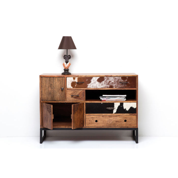 廃番】ロデオ （3Doors 4Drw）キャビネット/サイドボード - リビング