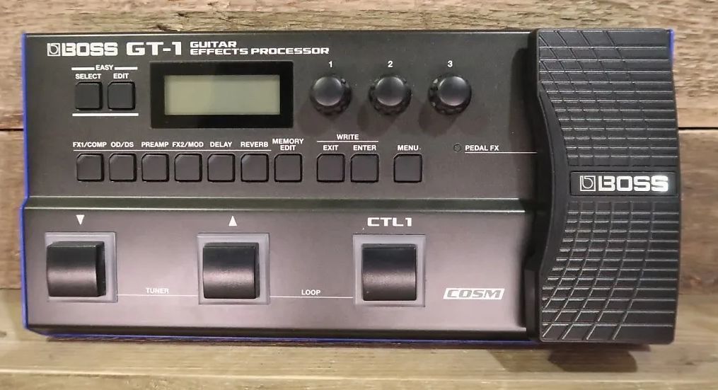 BOSS GT-1 エフェクト・パラメータ一覧表(自分用メモ): kasumi ＜音楽