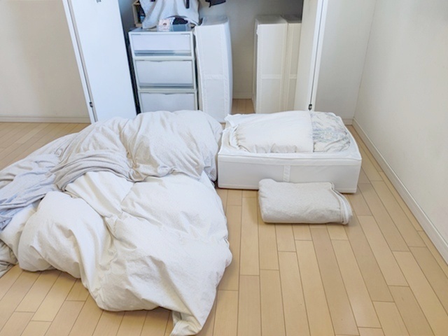 羽毛布団は「カバーをつけて収納」がオススメ！急な入れ替えも劇的に