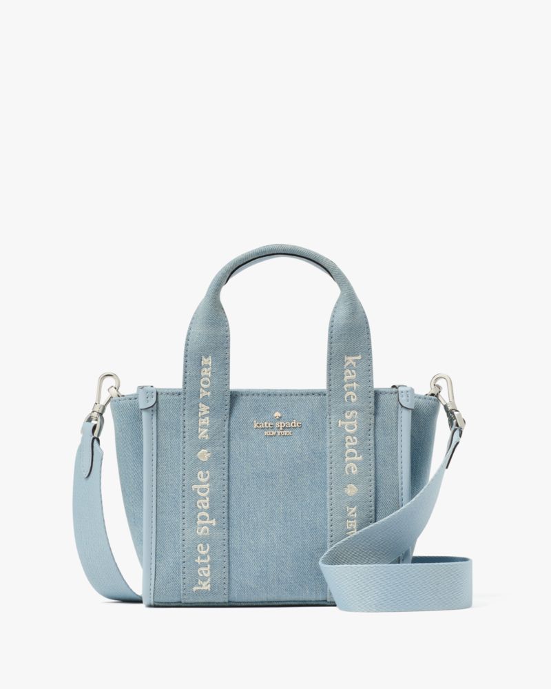 キップ デニム ミニ トート | バッグ | ケイト・スペードニューヨーク