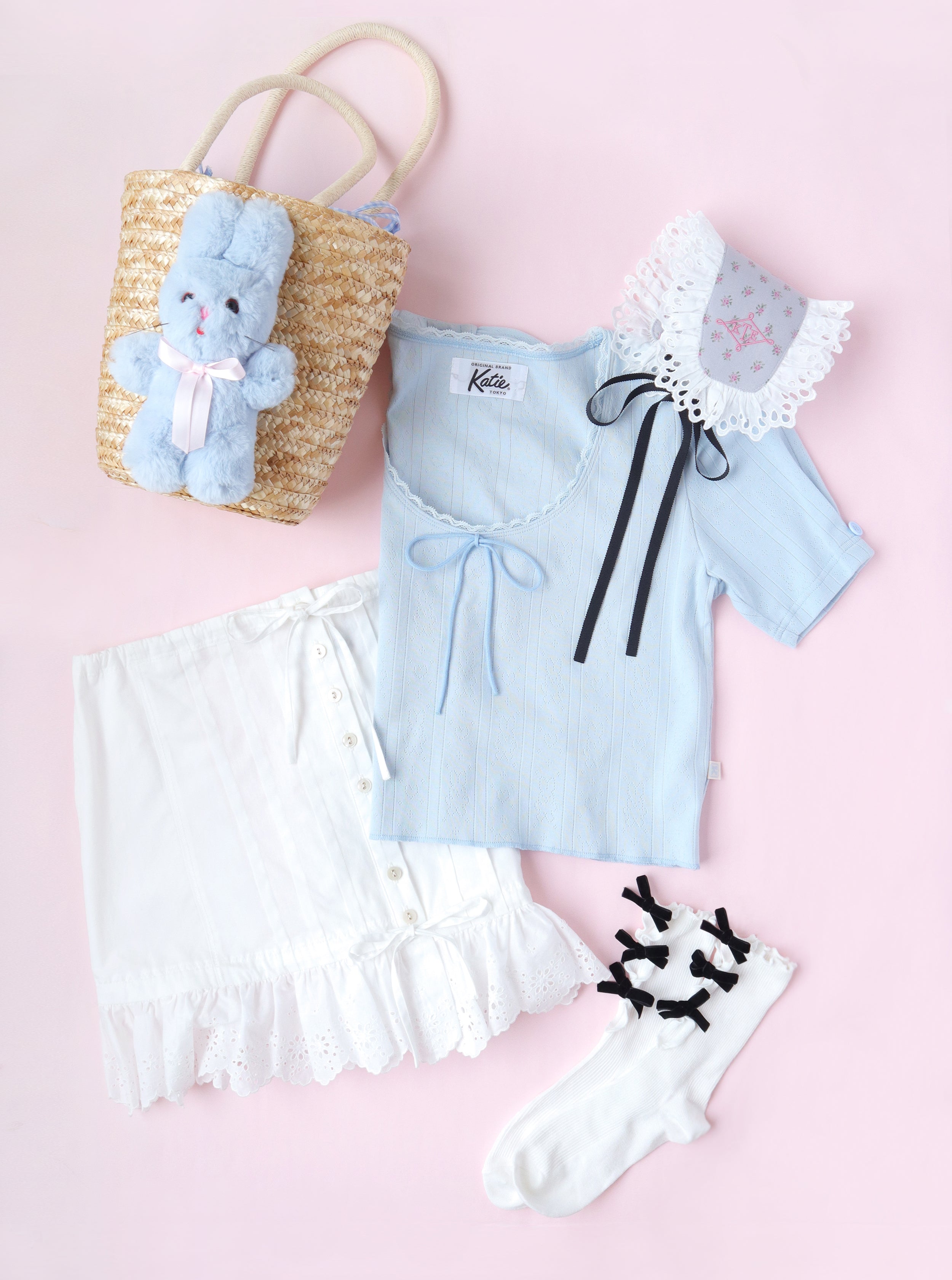 FLUFFY BUNNY basket – Katie Tokyo