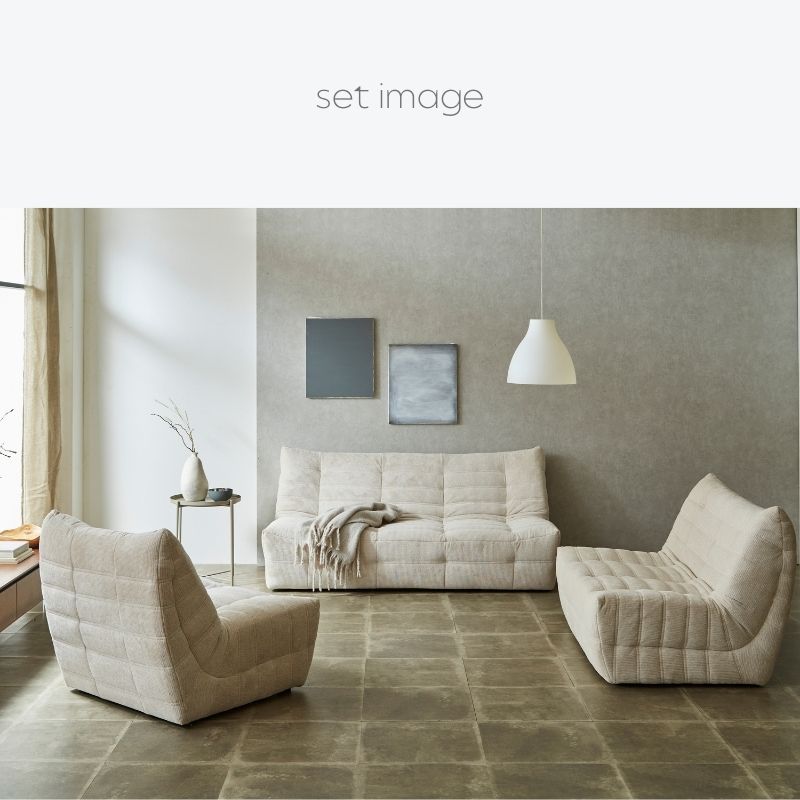 Pumpkin】1Pソファ【ベージュ／グレー】 – 河口家具製作所オンライン