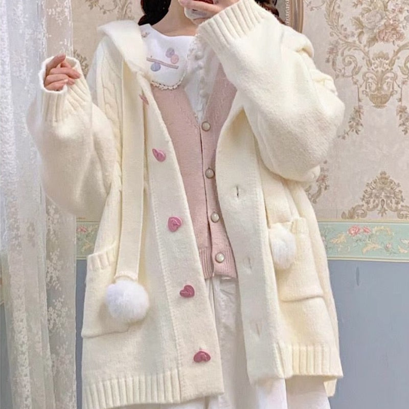 Cozy Kawaii Cardigan – Kawaii Babe