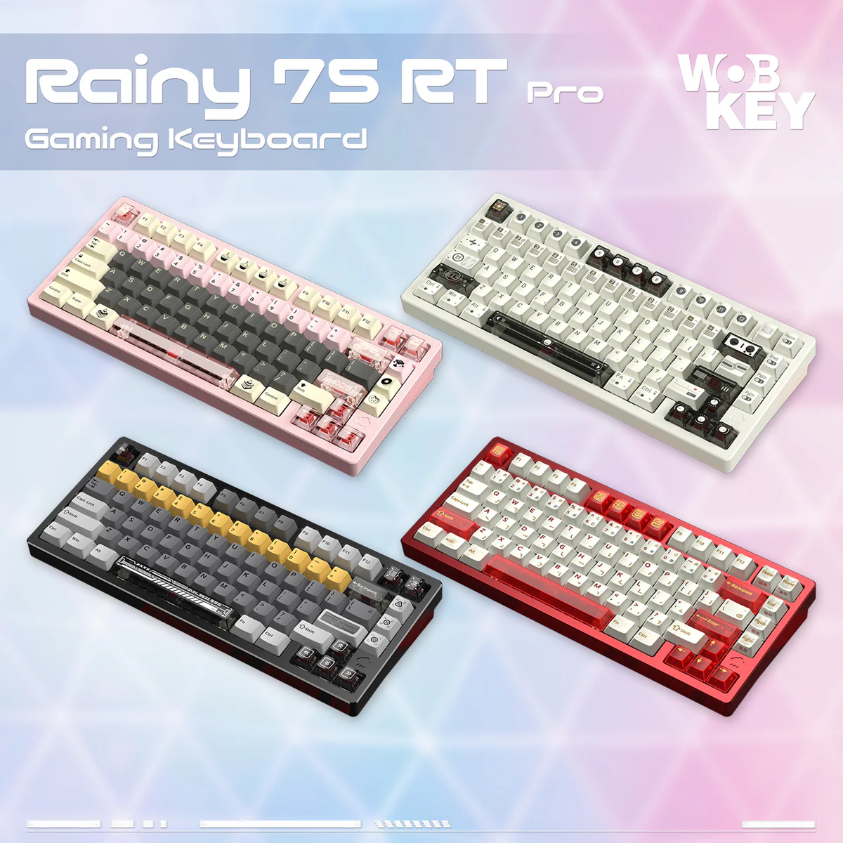 WOBKEY Rainy 75 RT Pro 』に新色登場！本日18時より先行販売開始
