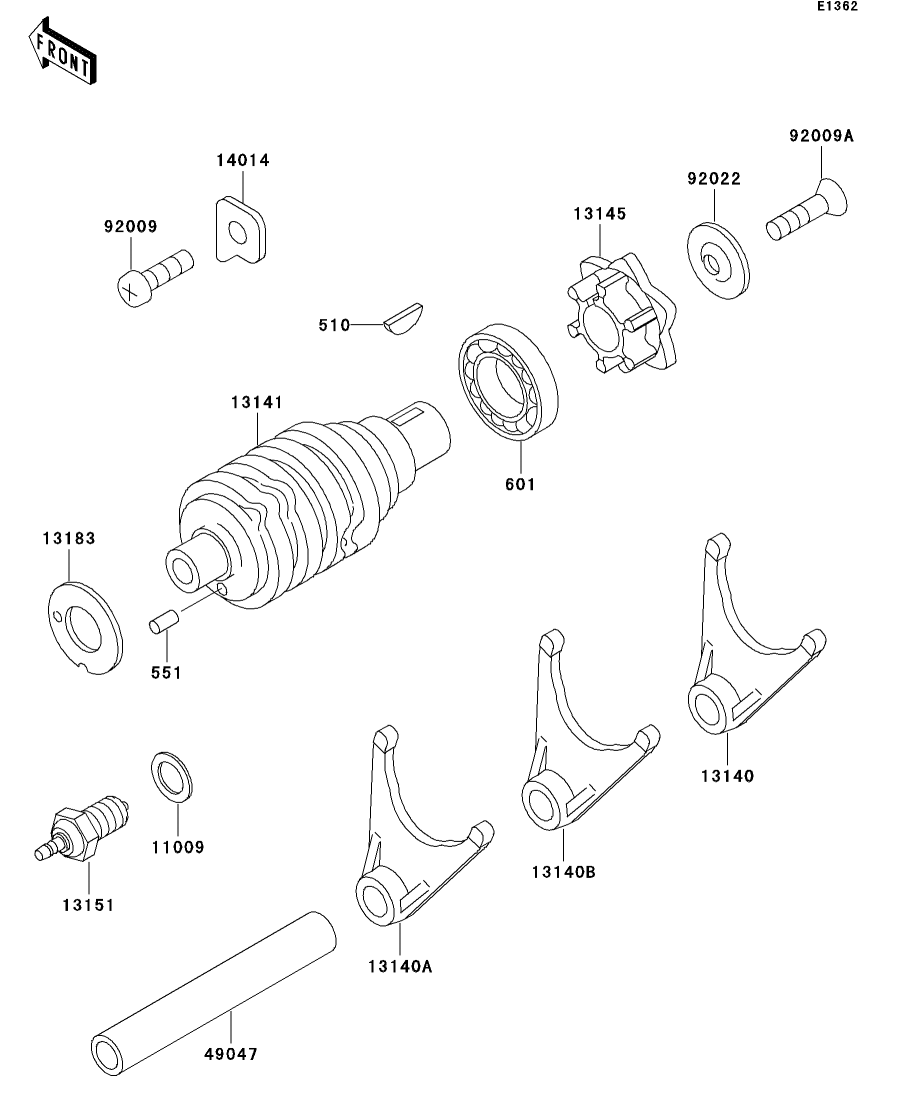 カワサキパーツ/ウエア＆グッズオンラインショップパーツ選択