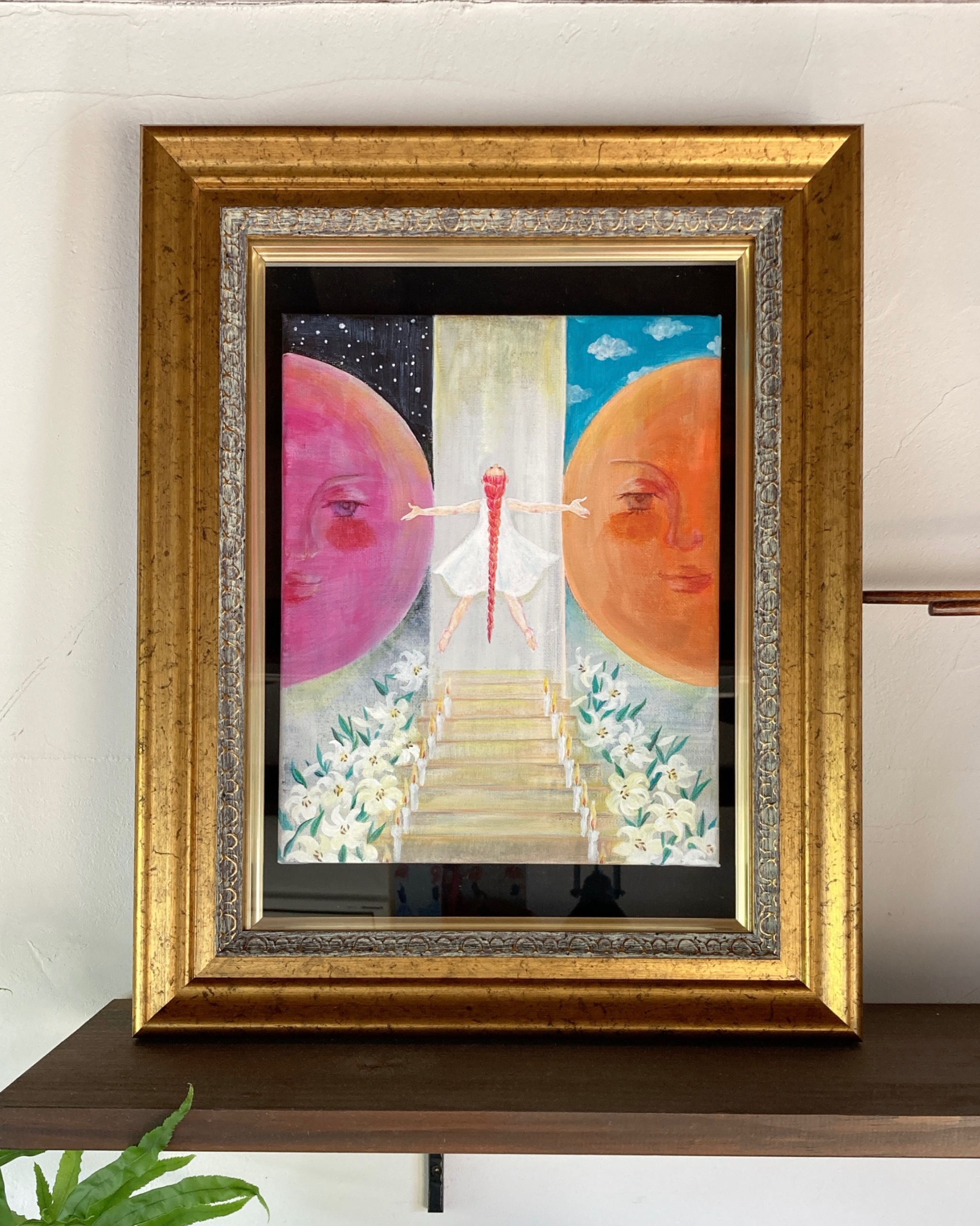 あなたの心の自画像」水彩＆アクリル原画 | 佳矢乃しずくあつめ會