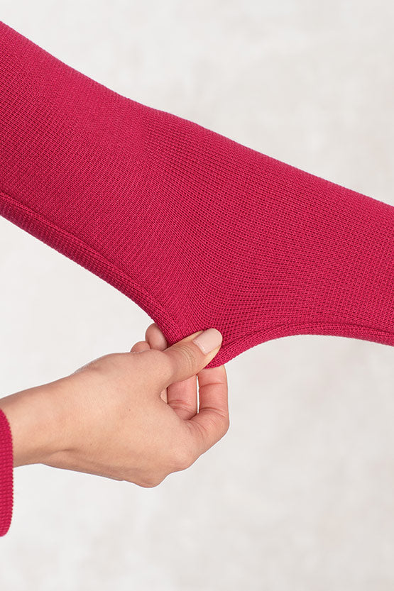 ☆【洗えるニット 】ミラノリブニットワンピース– kay me