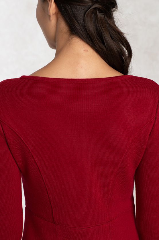 ☆【洗えるニット 】ミラノリブニットワンピース– kay me