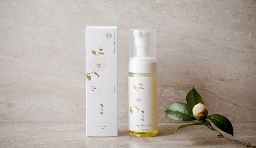 かづら清 香る椿 フェイシャルムース（洗顔料） | かづら清老舗