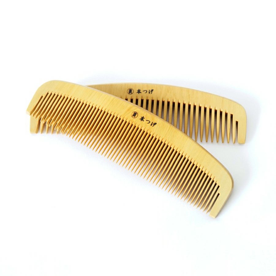 希少✨ 新品未使用 本つげ櫛 和風 楽天市場】国産 本つげ櫛 半月 蝶