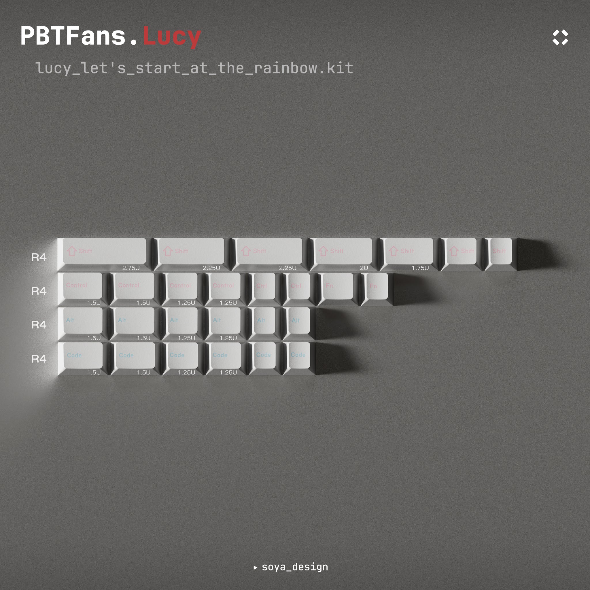 End] PBTfans Lucy – KBDfans® Mechanical Keyboards Store