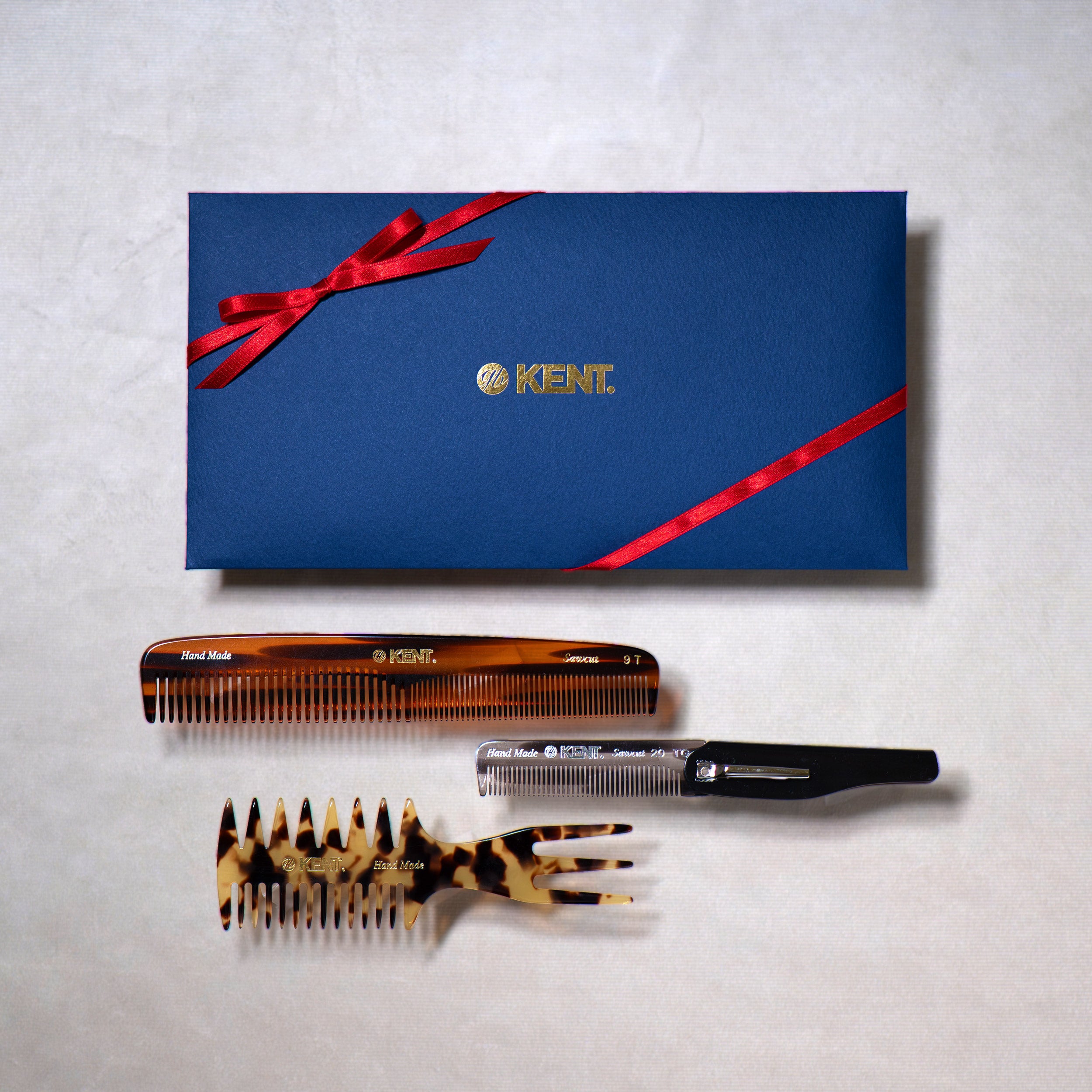 ハンドメイドコーム 3本セット CMSET-8TG-9TG-57TG《GB KENT & SONS公式》