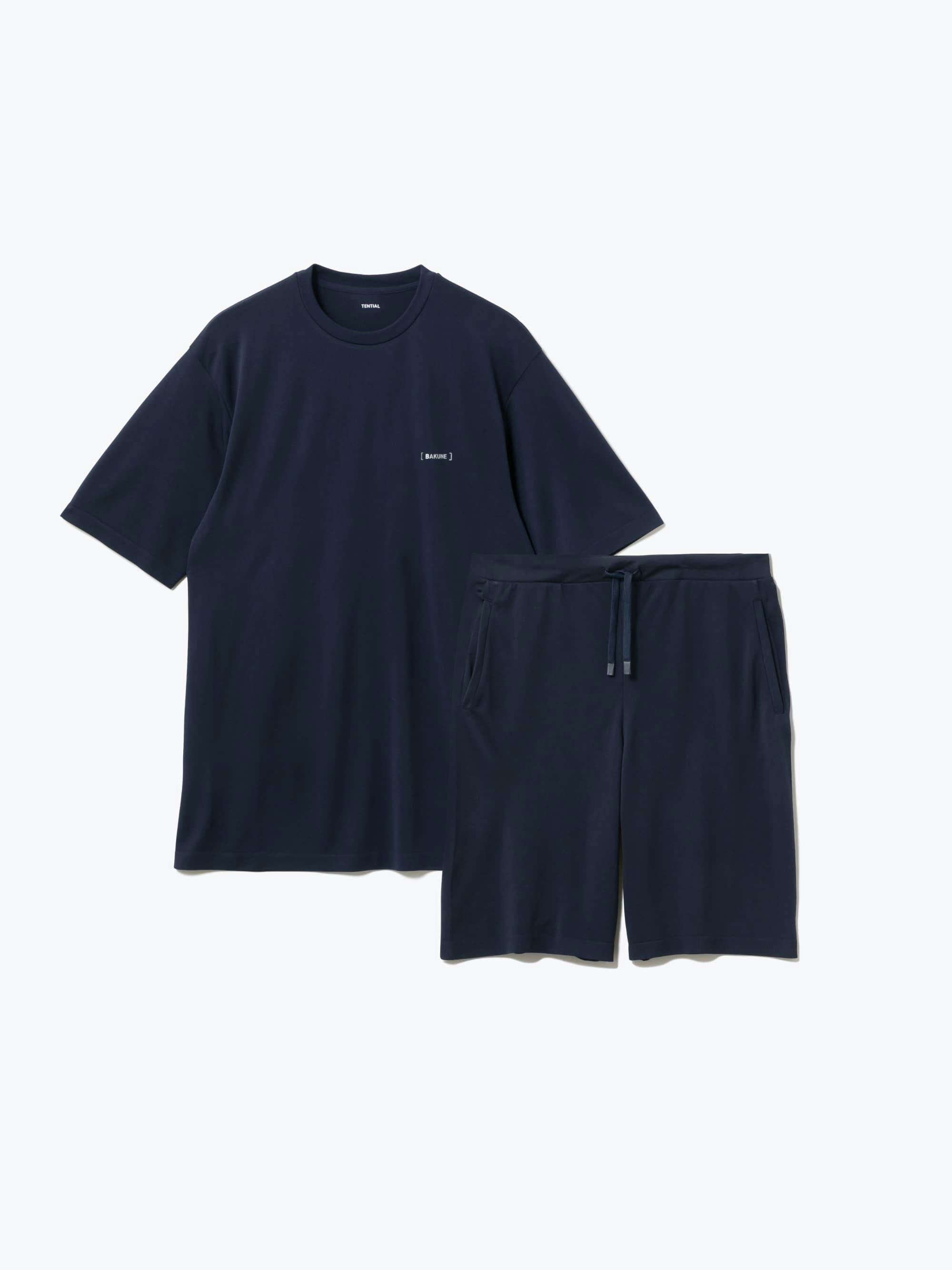 BAKUNE 3D Dry Men's 上下セット（半袖Tシャツ・ショートパンツ）_25SS