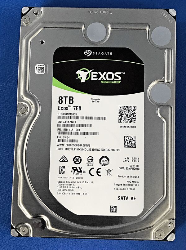 Review: Seagate Exos 7E8 8TB Enterprise SATA Hard Drive | Kendall