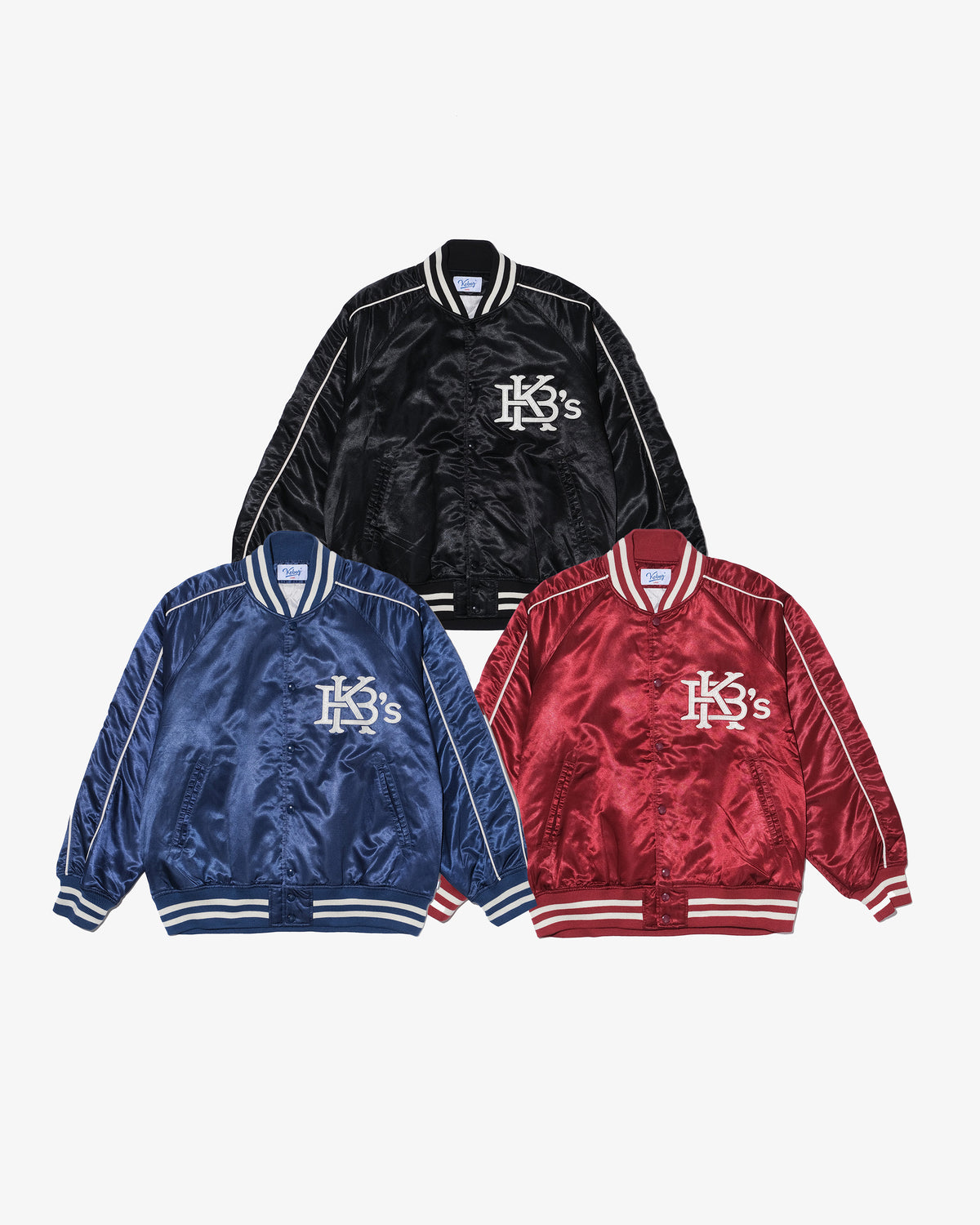 SATIN VARSITY JACKET