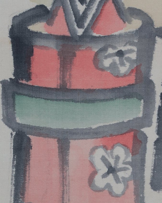 鹿子木孟郎 桃節句乃圖 | 掛軸(掛け軸)販売／表装ご依頼は掛軸いっぷく