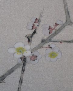 国井幸雪 梅月 | 掛軸(掛け軸)販売／表装ご依頼は掛軸いっぷく掛軸