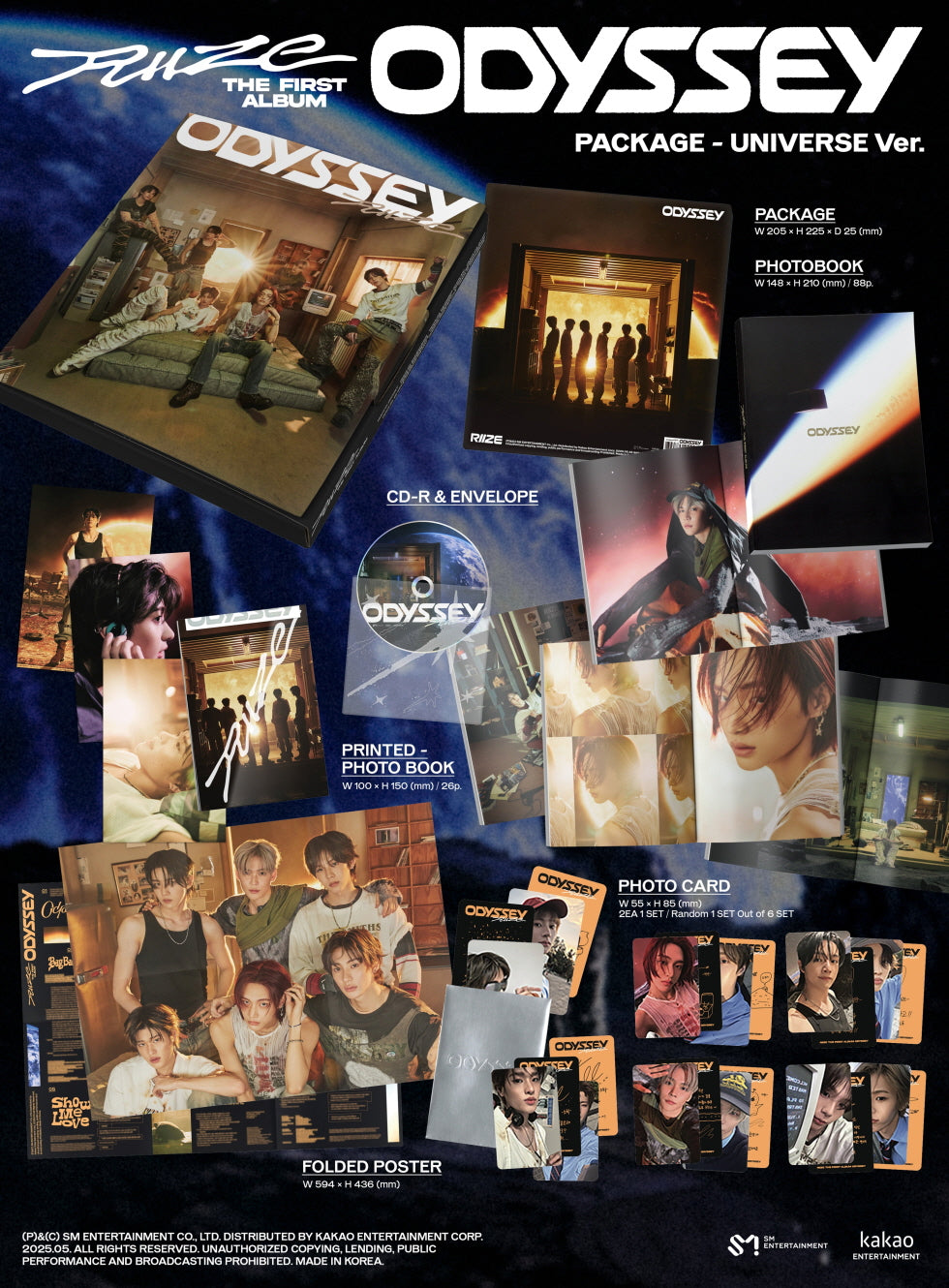 RIIZE - ODYSSEY (PACKAGE ver.) – Kpop Planet Global
