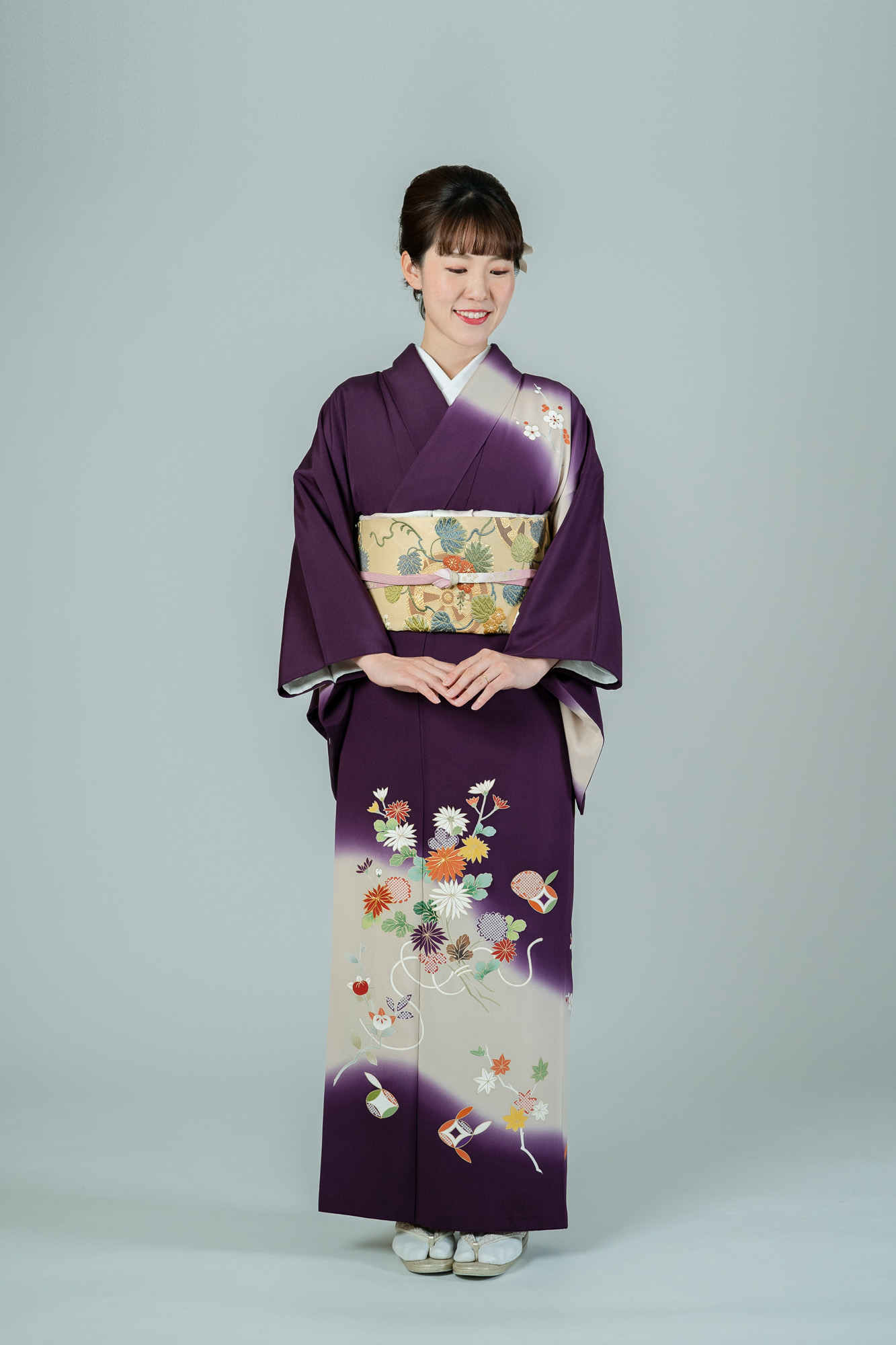 紫から選ぶ訪問着のレンタル | KIMONO－PRO京都