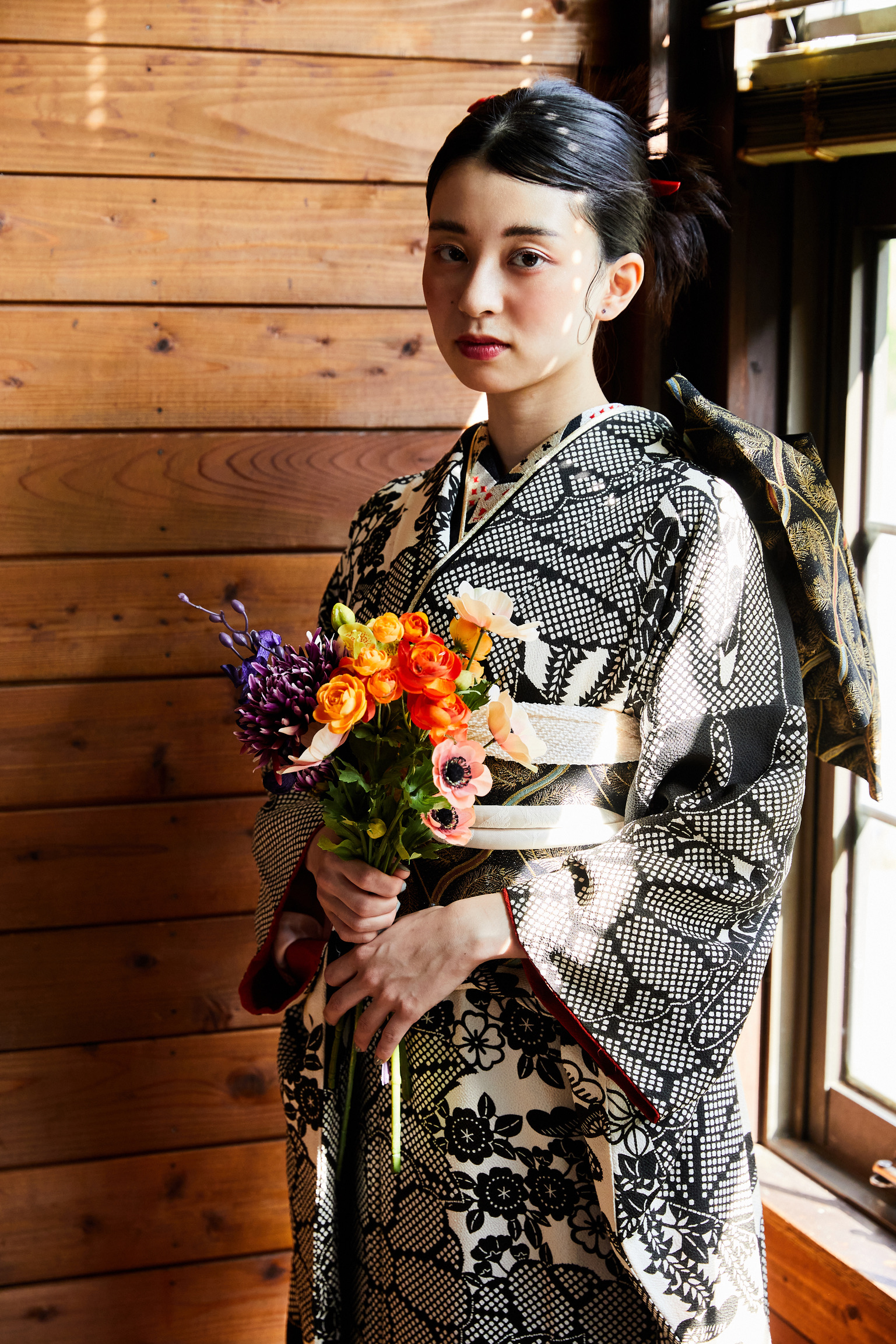 作家栗山吉三郎の和染紅型振袖 | レンタル七五三着物・振袖 TAO