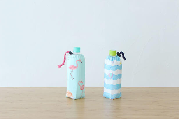 暑い夏の必需品。持ち歩きたくなる「ペットボトルカバー」を手作り