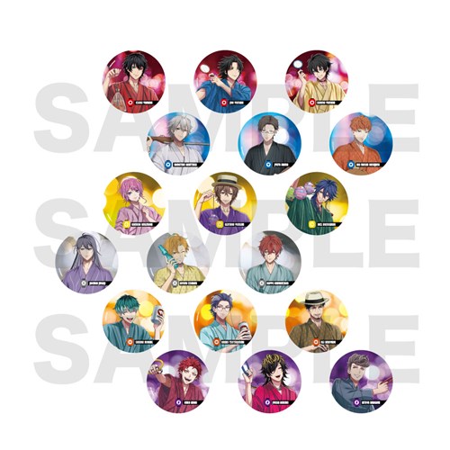 ヒプマイ 30点 3DCG LIVE HYPED UP 01 缶バッジ 左馬刻 トレーディング