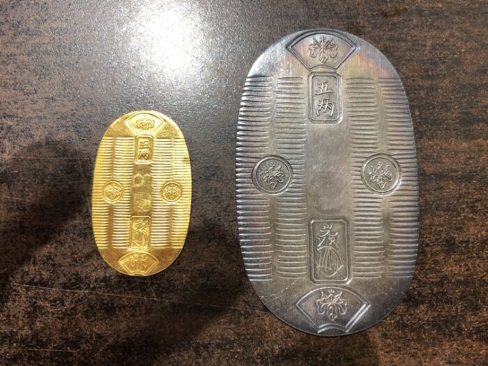 天保五両判金 純金・純銀製 小判レプリカ – キングラム