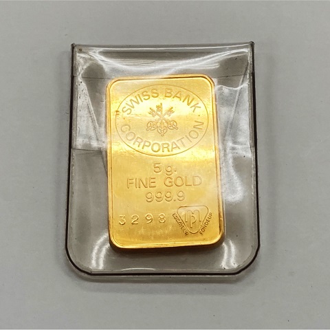 SWISS BANK 24金 999.9 インゴットプレート 5g – キングラム