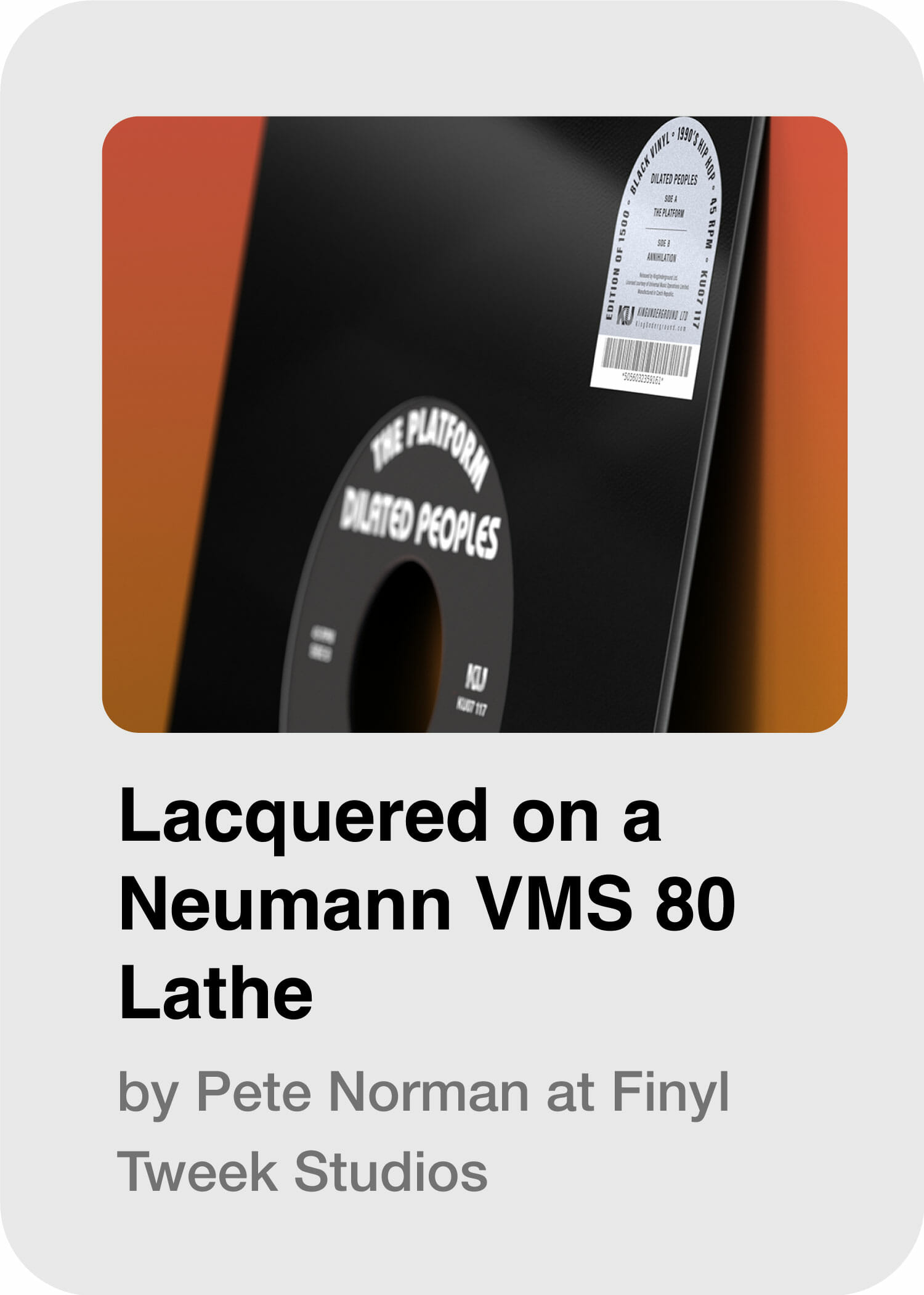 Dilated Peoples - The Platform - Hip Hop - KingUnderground