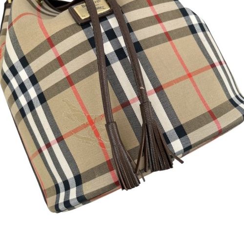 BURBERRY バーバリー 巾着バッグ BURBERRY（バーバリー） 8026737 1 バーバリーチェックナイロン 巾着