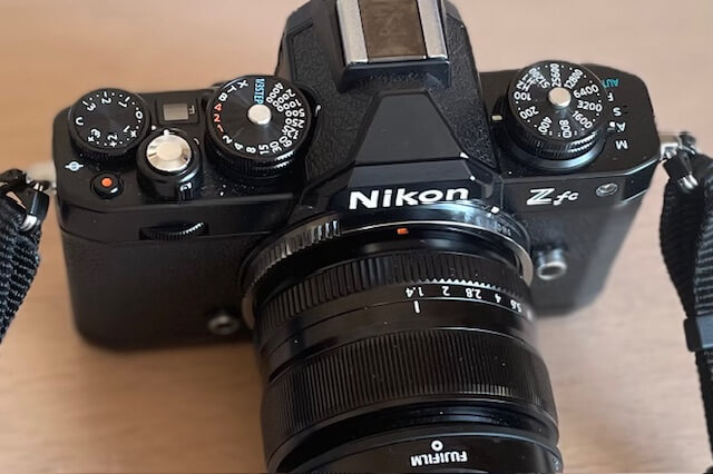 これは軽い衝撃だった。XマウントレンズをZマウント機で使える電子変換