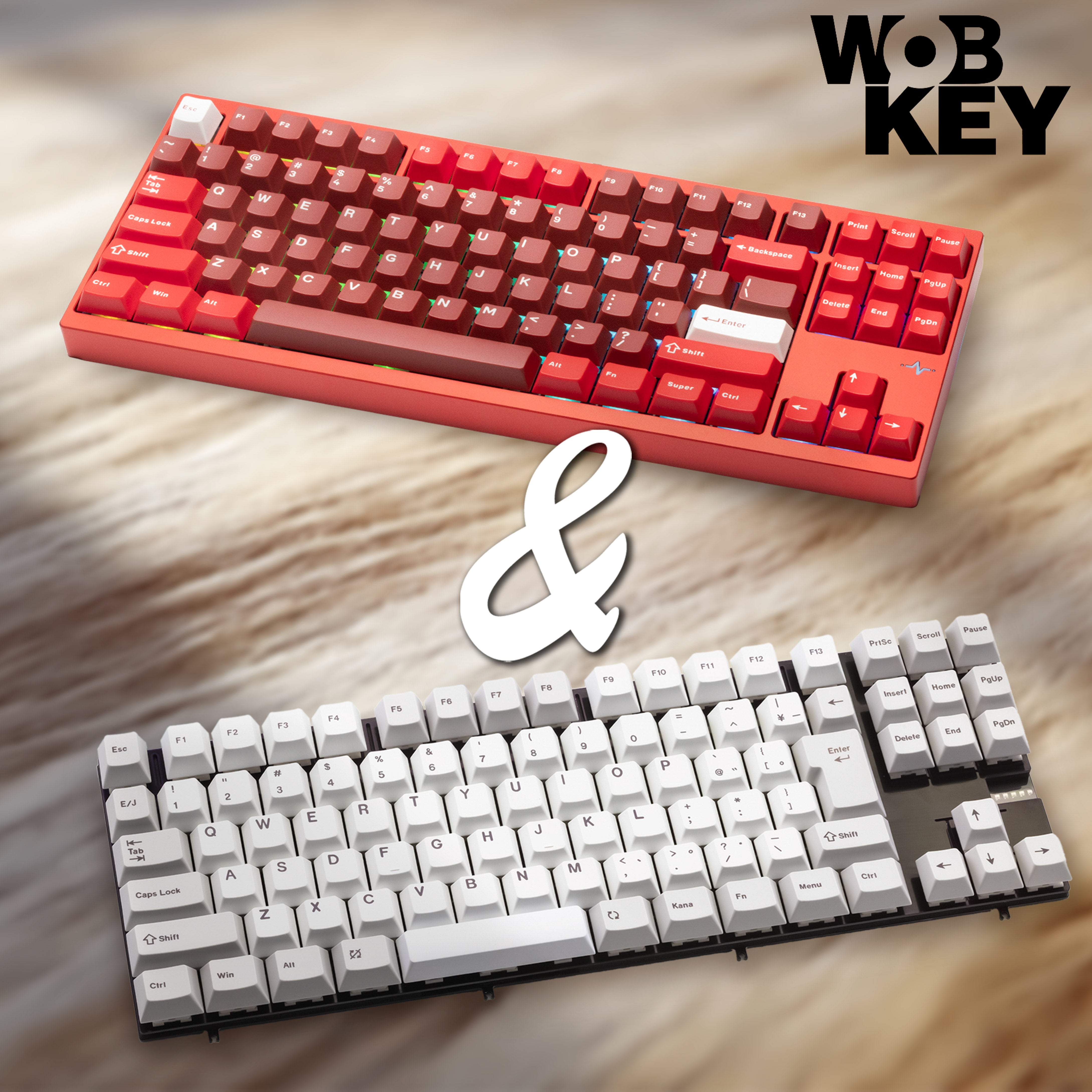 少量限定】WOBKEY Crush 80+日本語配列キット-セット【メカニカル