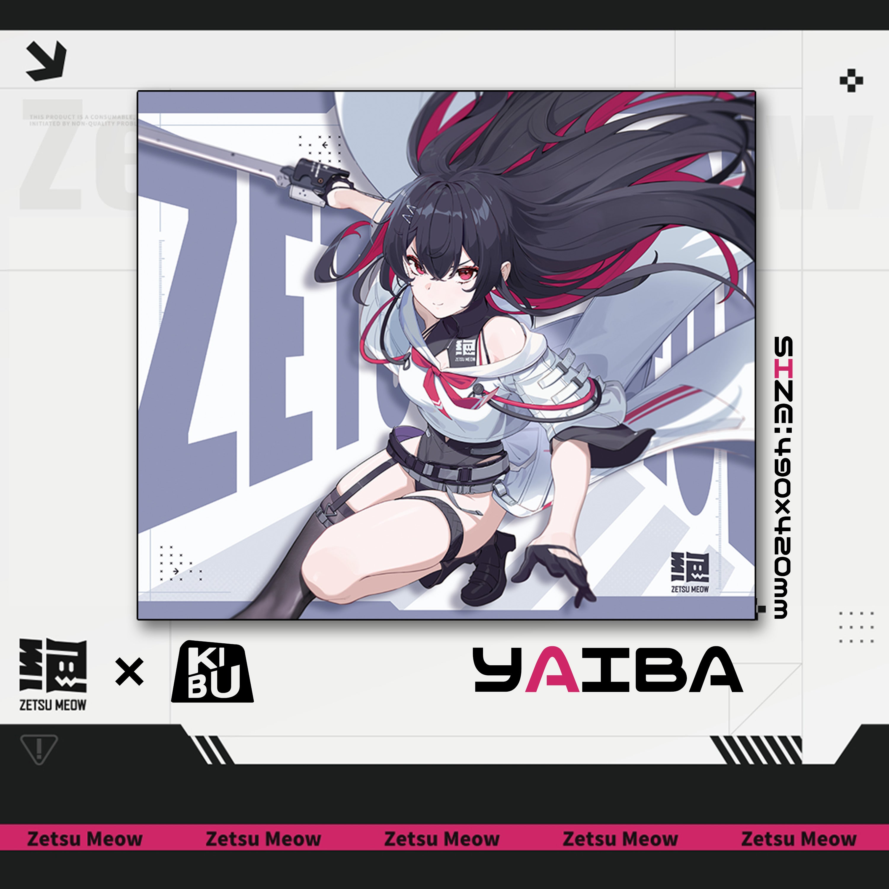 ZETSUMEOW YAIBA [Cloth Mouse Pad]