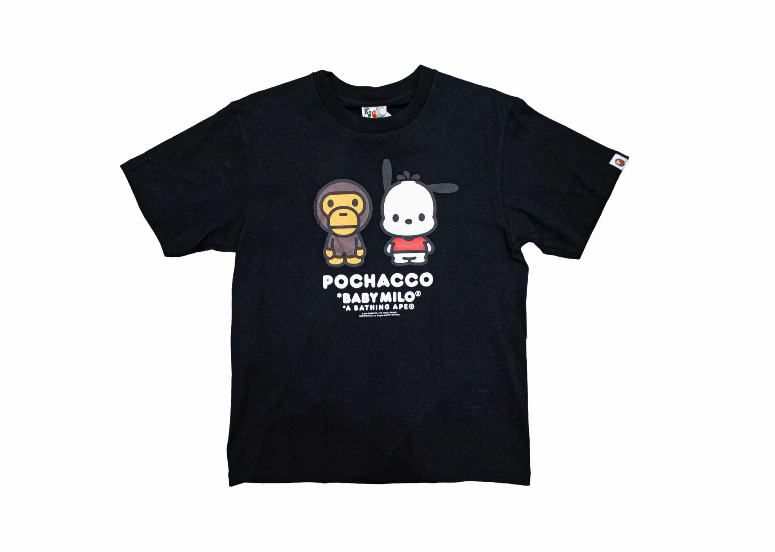 Buy Bape x Pochacco Baby Milo Tee Black Online in Australia | KickSTW