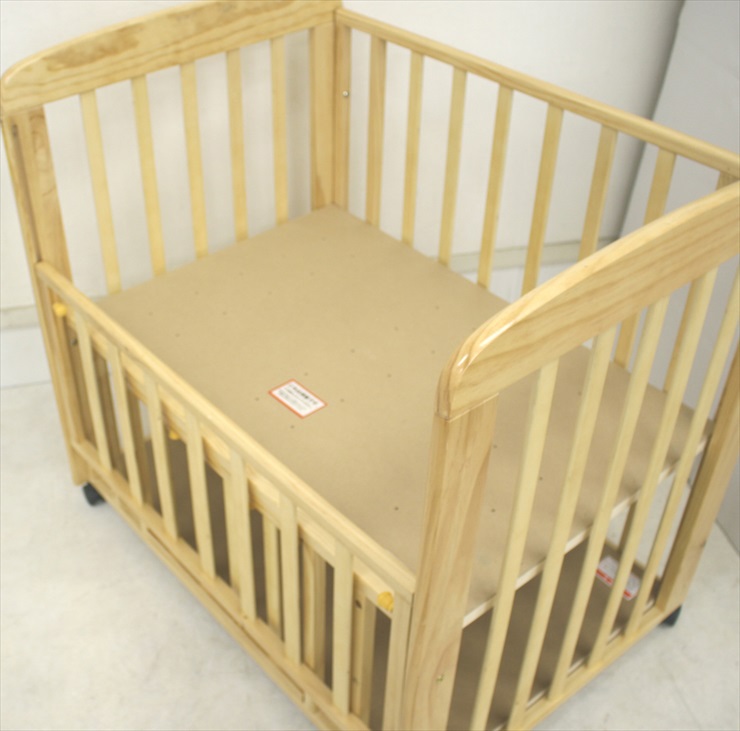 happinessミニサイズベビーベッド ヤトミ製 ナチュラル B30000H