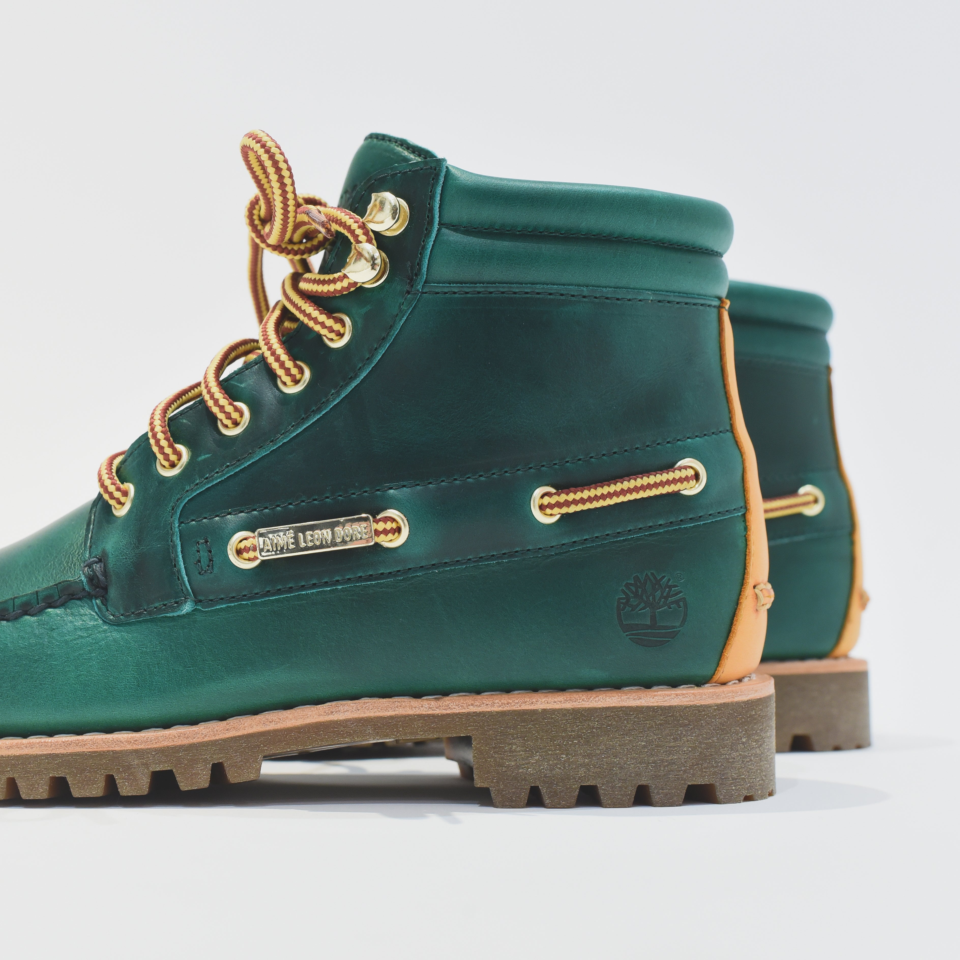 Timberland x Aimé Leon Dore 7 Eye Lug Sole Boot - Green – Kith