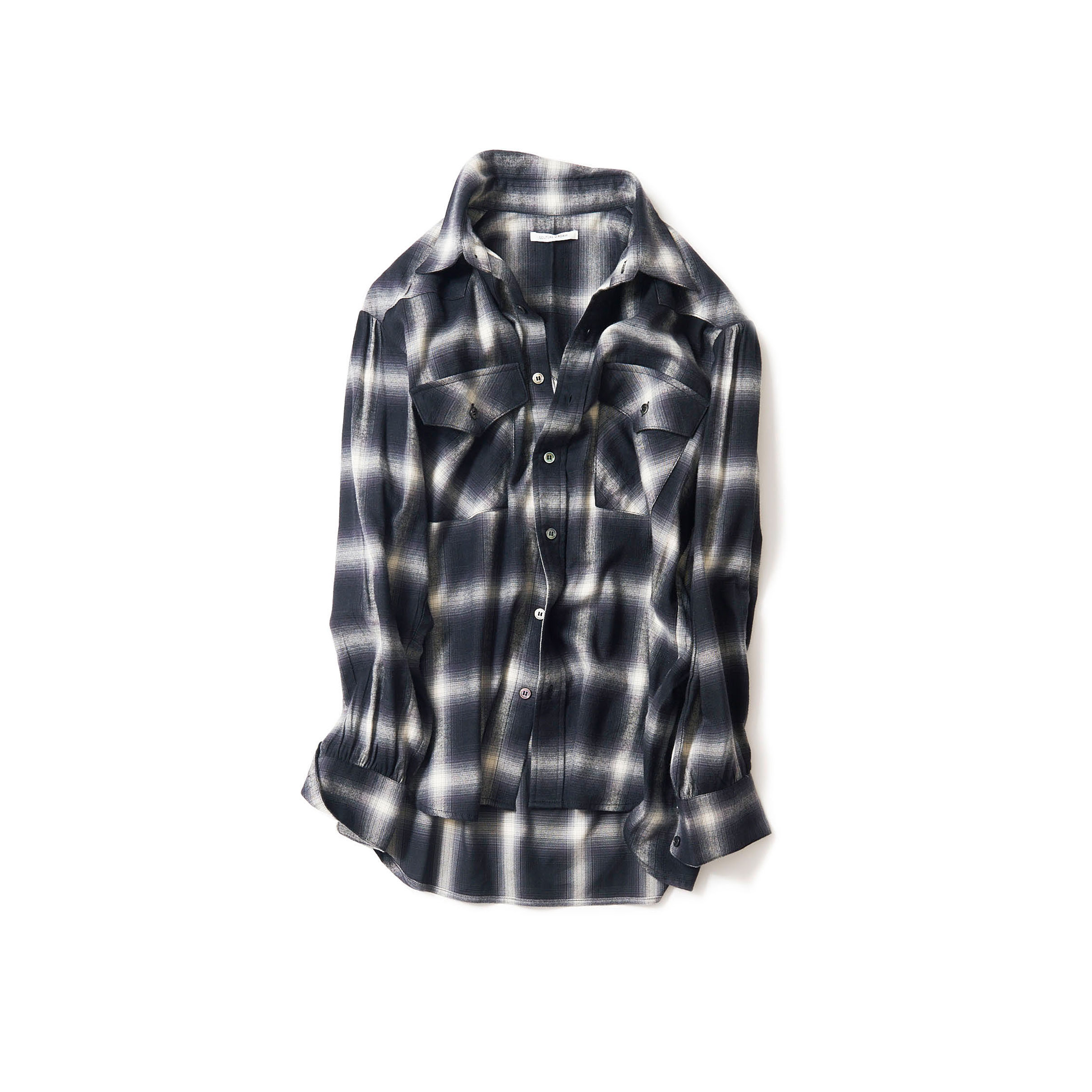 大人顔の、オンブレチェック / TOPS / Kyoko Kikuchi's Closet | 菊池