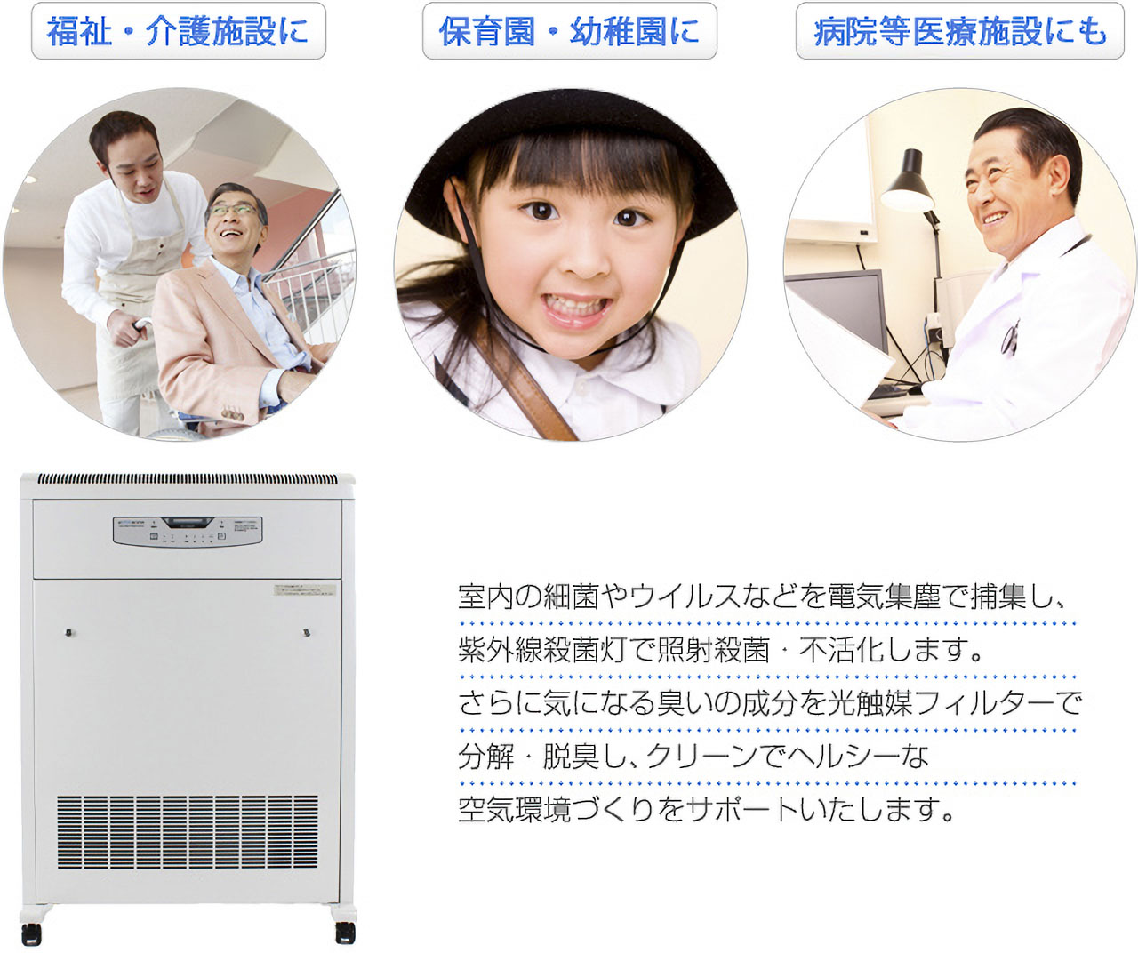 株】コアテック 空気除菌脱臭装置 コア・マイスター 標準仕様 ホープ7F