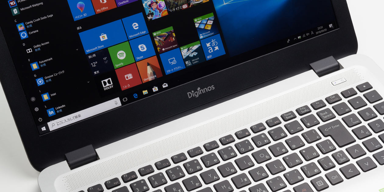 ドスパラ Critea VF-HEKS レビュー：GeForce MX150搭載15インチノート