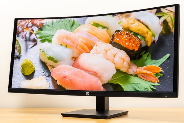 HP M34d WQHDカーブドディスプレイレビュー：ほぼ5万円で100Hz対応の34