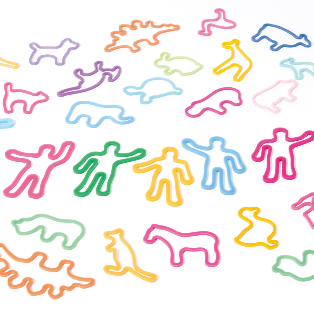 d｜アニマルラバーバンド コレクション 62本入 缶パッケージ | KONCENT