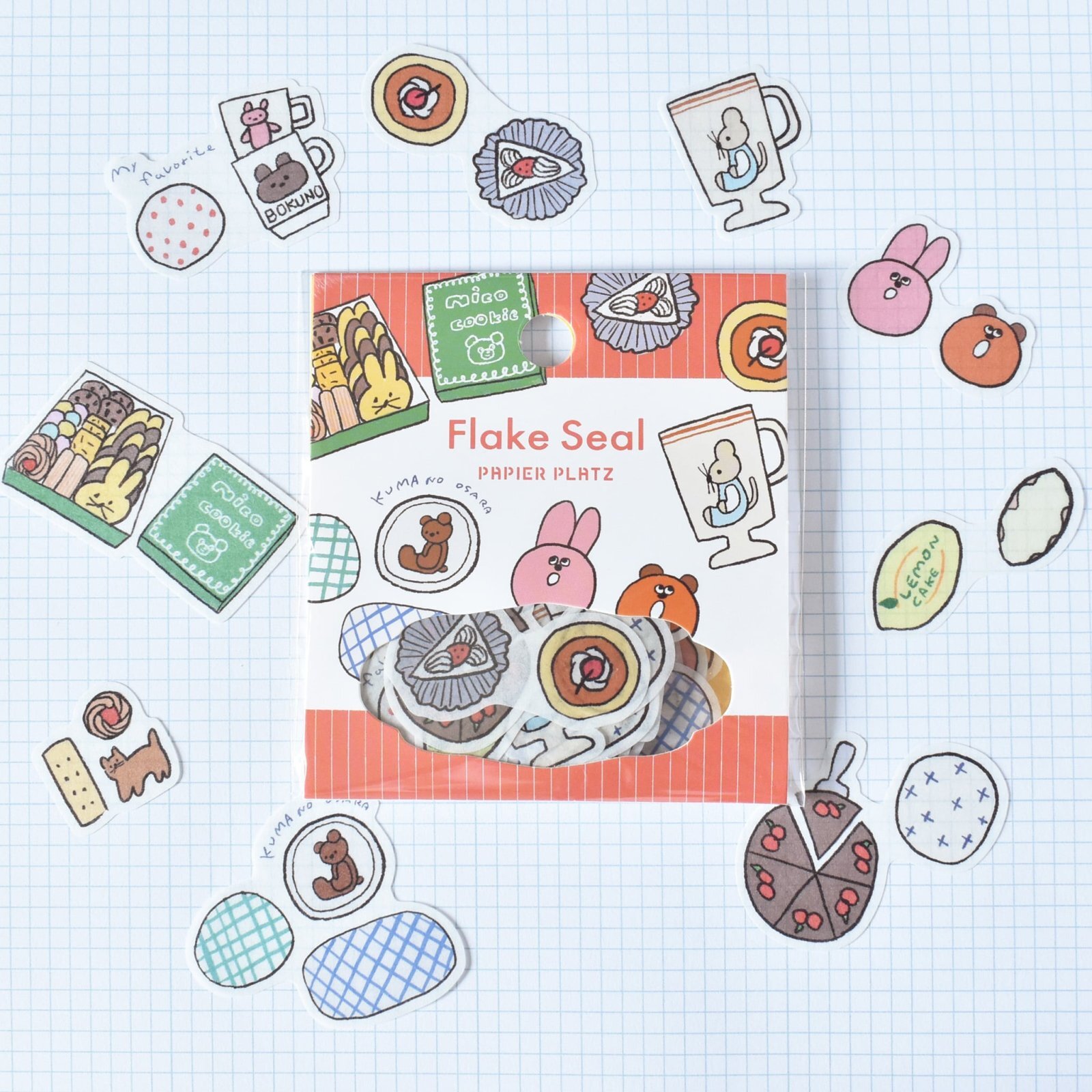 パピアプラッツ Nico-Recipe フレークシール シリーズ | 通販
