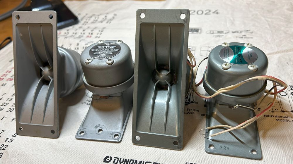 エレクトロボイスのWOLVERINE TW-35ツィーターを4本Get（その1